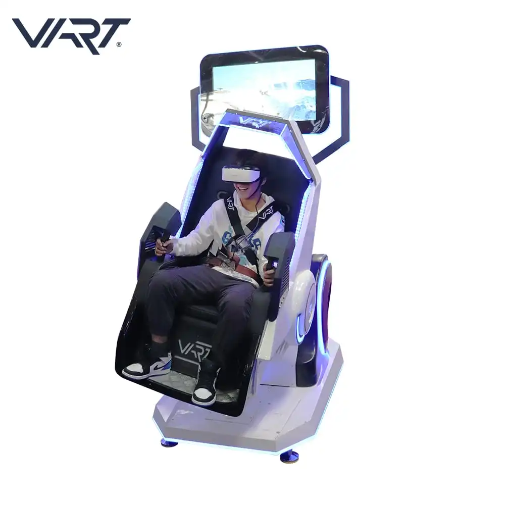 VART 9D Virtual Reality Motion Chair Simulator 720 Degree VR Flight Simulator Cockpit for Sale