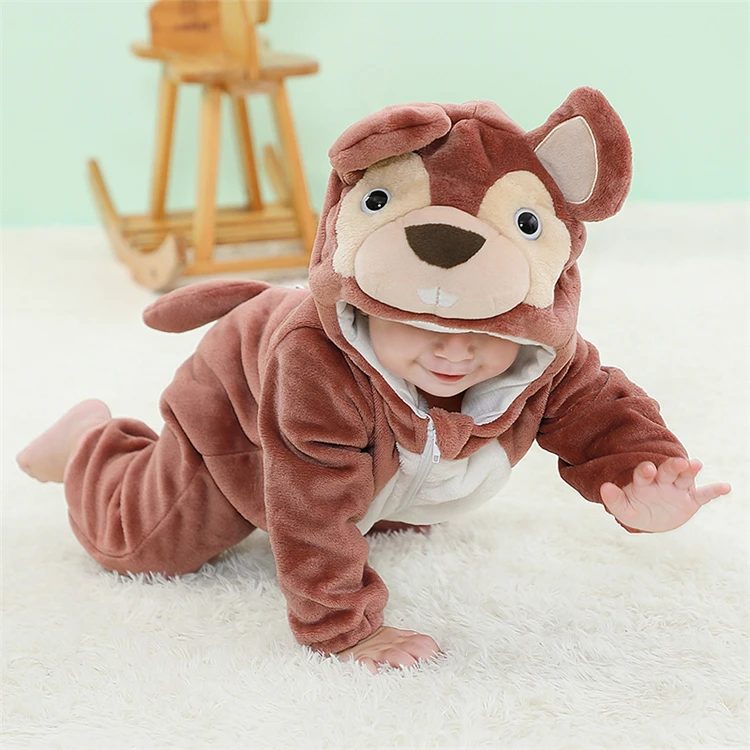 Boys Girls Newborn Baby Clothes Cartoon Winter Baby Romper Cosplay Costumes new born baby clothes winter