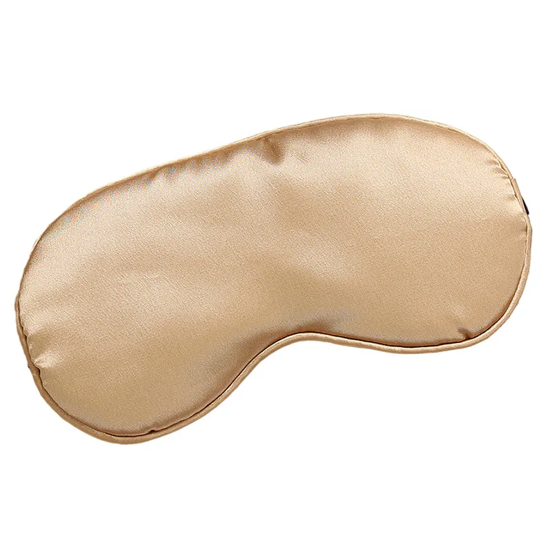 Imitated silk eye patch shading sleep eye mask silk pillowcase set jili 2020 panda design silk eye mask em-023