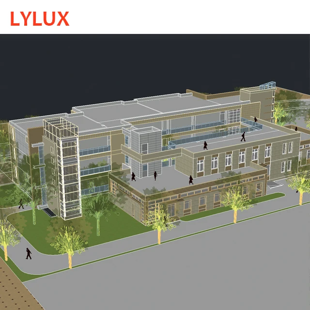 Well Designed fast installation public building steel structure prefab school, kindergarten, children care centre