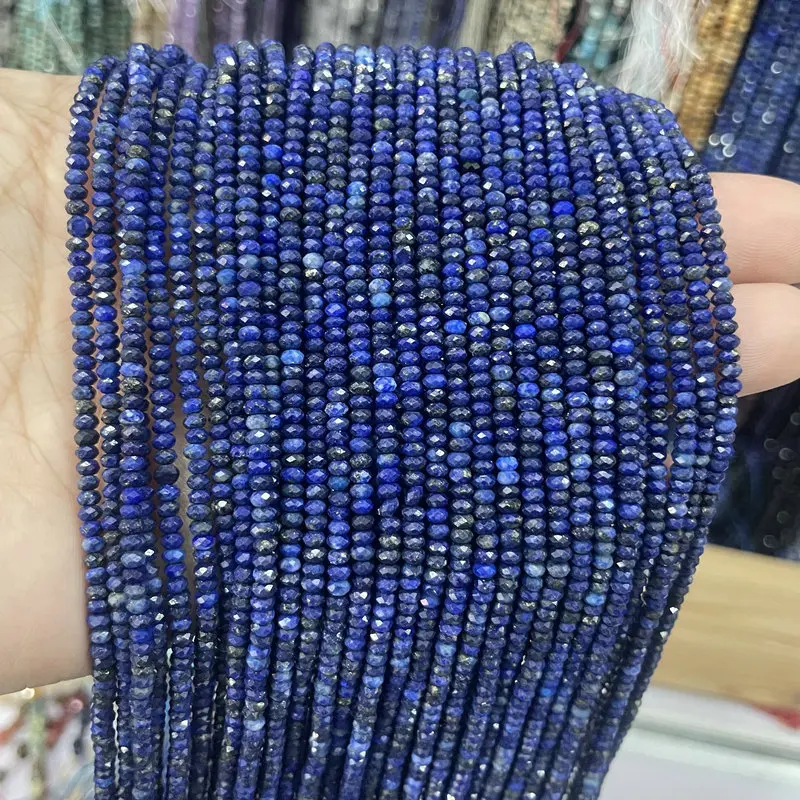 Wholesale Natural Real Green Zambian Emerald Faceted Rondelle Stone Beads Precious Stone Supplies for Jewelry Making