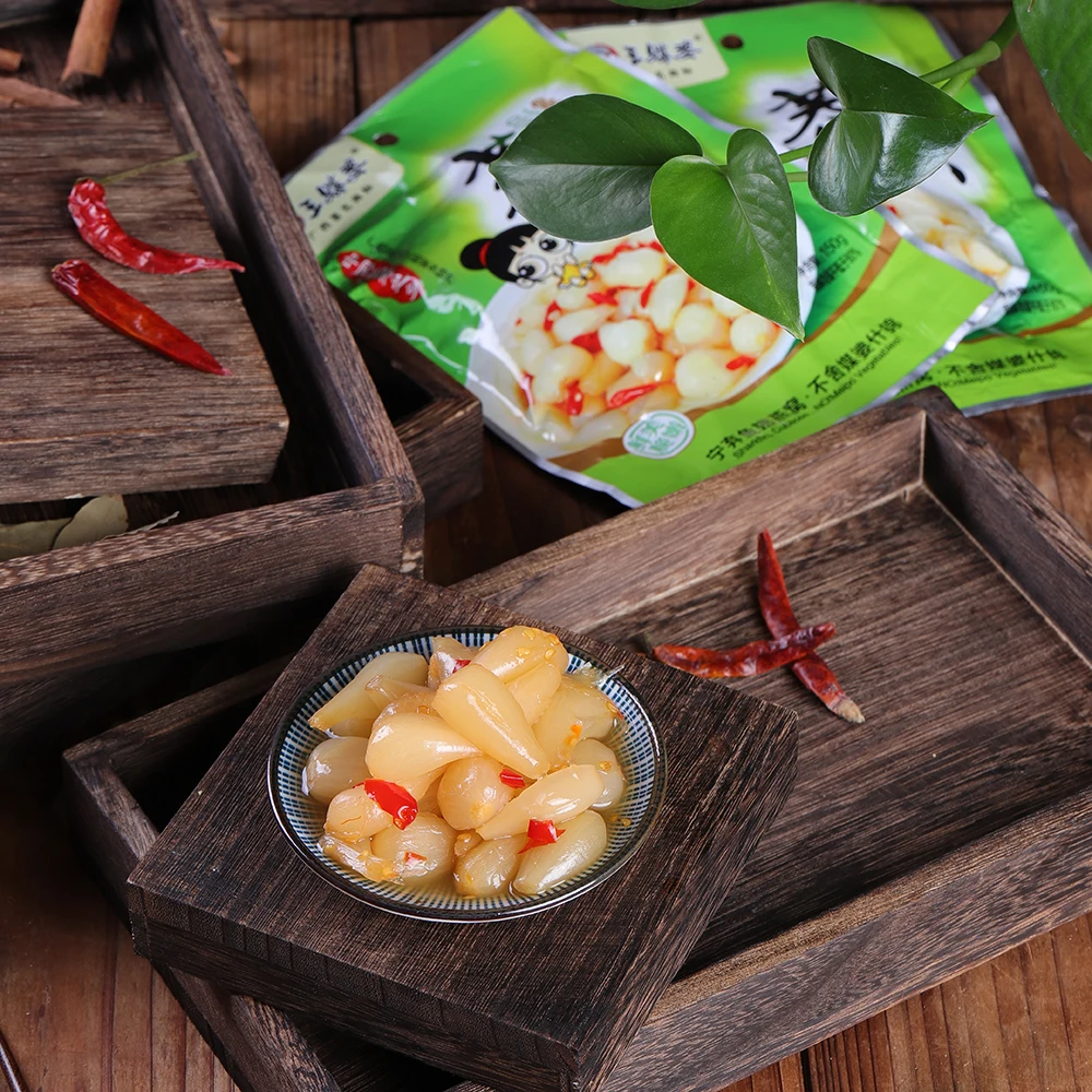 Hot Sale Organic Readymade Spicy Instant Food Vacuum Bags Food Chinese Bulbous Onion Pickle