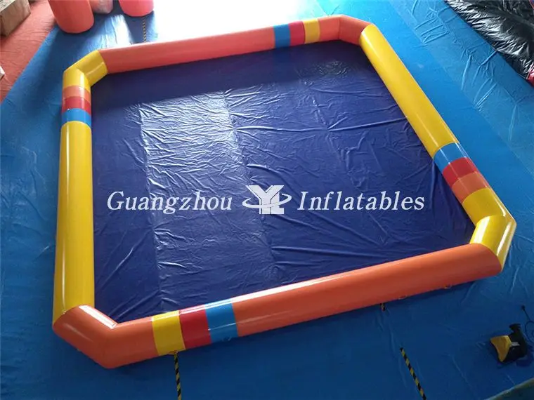 Hot selling high quality cheap factory custom size square inflatable pool PVC pool Outdoor commercial children fun water park