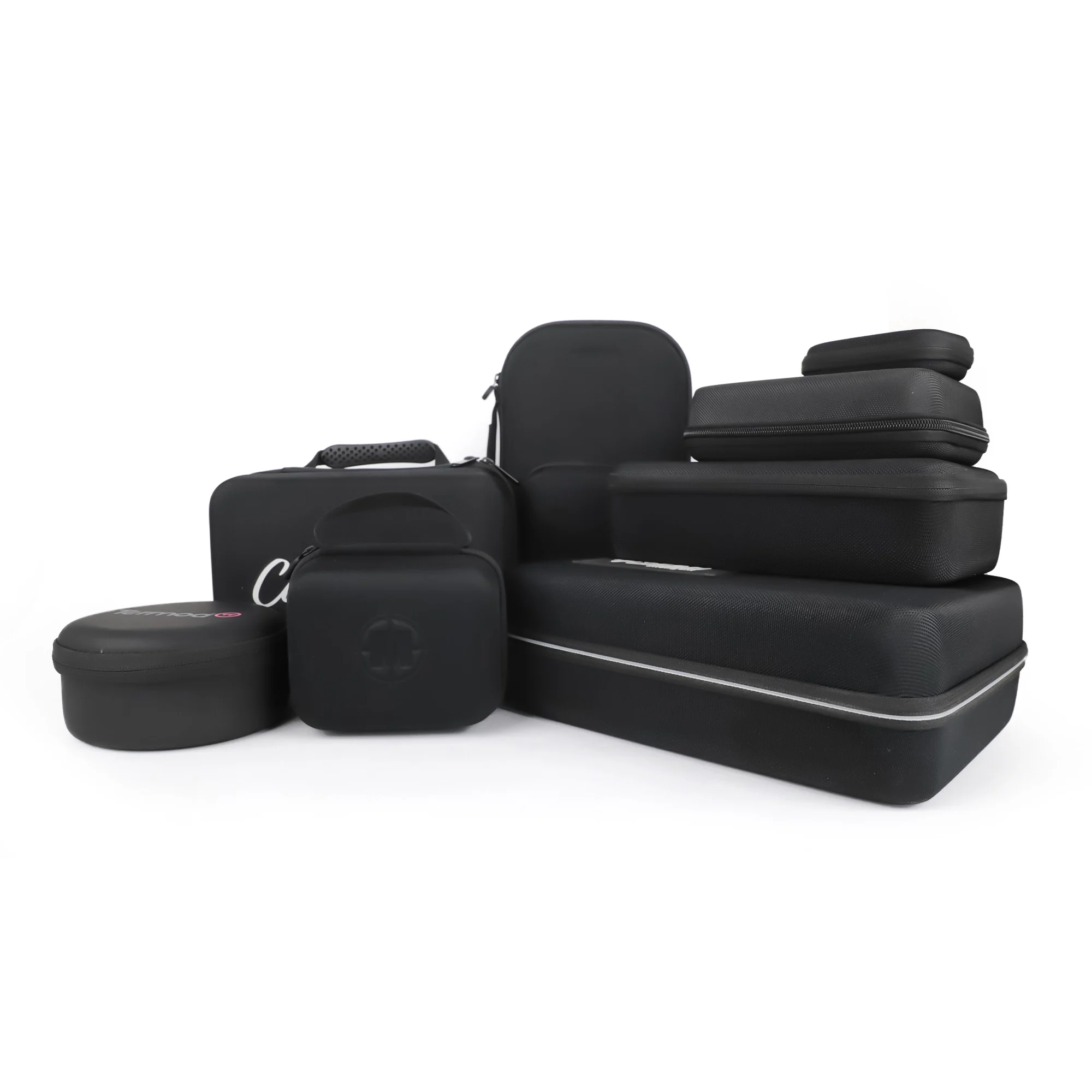 2024 Manufacturer Custom big factory eva embossed hardshell carrying moulded zipper case super large carry foam bag