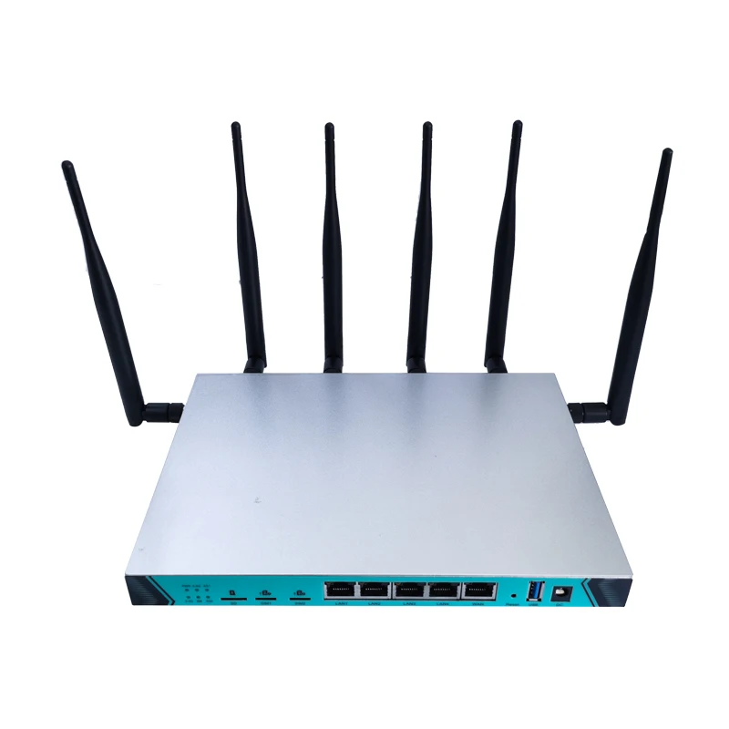 High Quality Gigabit Openwrt Modem Industrial Wifi Router Wireless Dual Sim Card Slot
