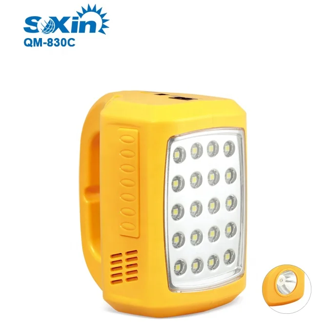 Multifunctional solar rechargeable emergency light