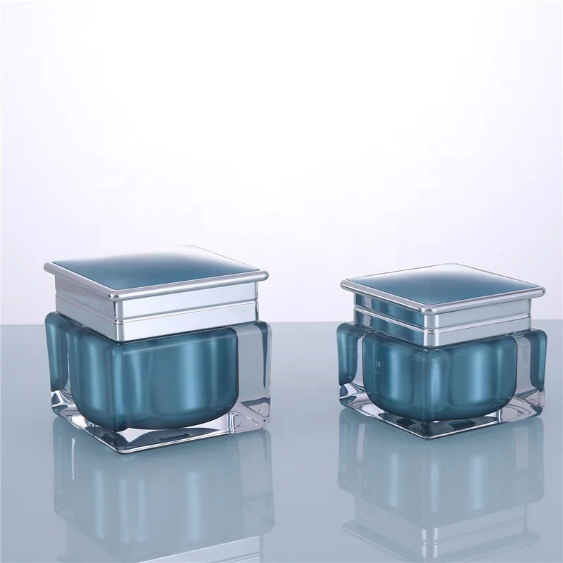 Elegant Custom Logo Cosmetic Packaging Acrylic Cream Jar and Lotion Bottle (1600334609543)