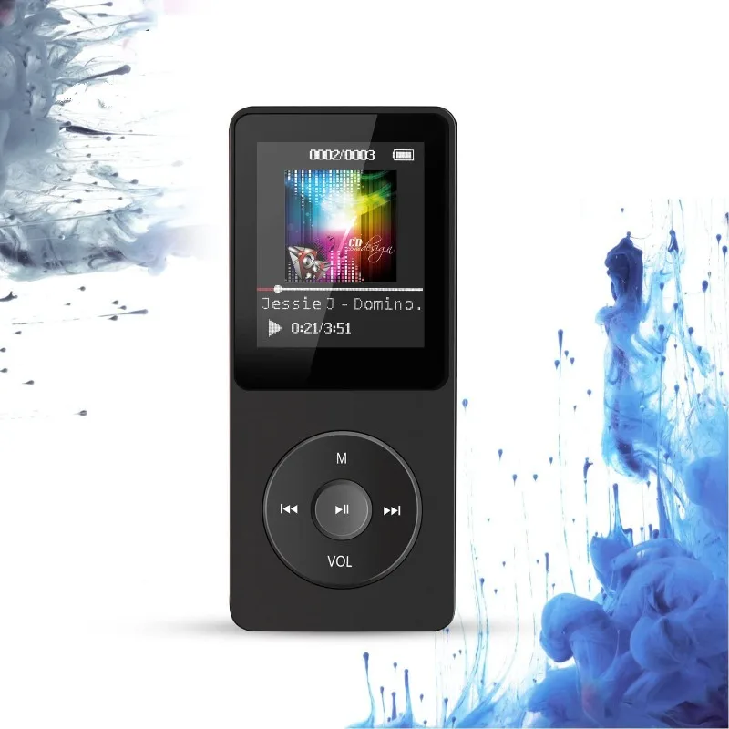 2024 Mp3 Music Player With Lcd Display Buit-in Speaker Portable Wireless Bt Audio Receiver Music Playing Sports Mp4