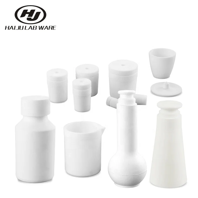HAIJU LAB 10ml 25ml 35ml 50ml 100ml PTFE Centrifuge Tube,Screw Cap,Lab Polytetrafluoroethylene Test Tubes Laboratory Test Tube