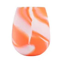 Factory Wholesale Customized Food Grade Mixed Solid Colors Unbreakable Silicone Drinking Water Wine Cup For Travel