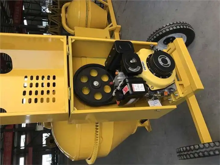 Portable Diesel 500L Concrete Mixer with Pump Machine Self Loading Mobile portable Concrete Mixer with Pump for Construction