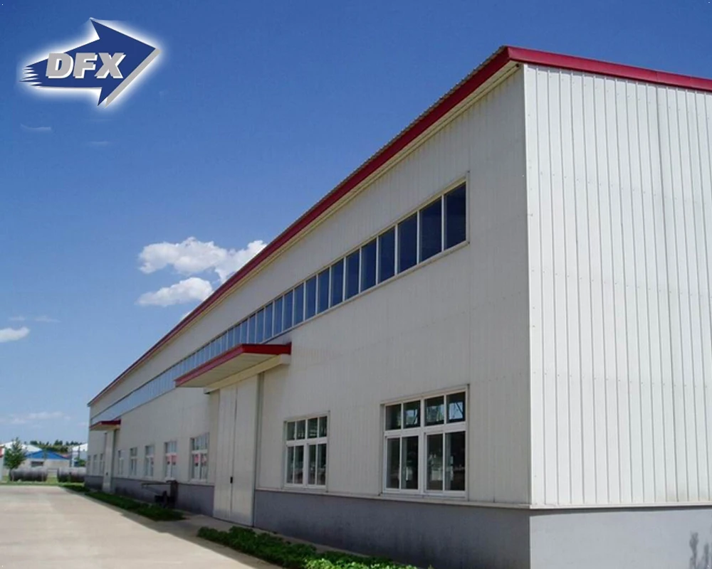 Modern Design Prefabricated Steel Structure Warehouse Building Plants and Workshop Prefab Steel Office