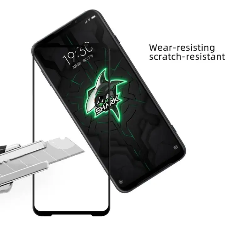 
2.5D Arc Full Screen Cover Tempered Glass Protector for XiaoMi Black Shark 4 2 3 Pro Red Magic 6 For Asus Rog Phone 2 3 5 