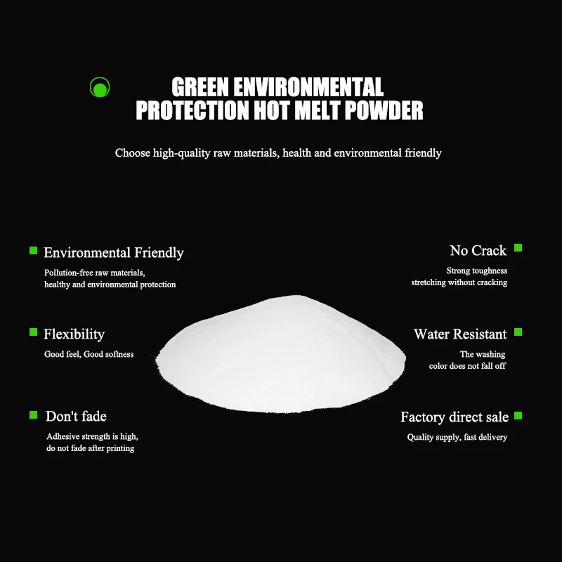 Hot Melt Adhesive Dtf Printer Powder For Digital Printing Machine Powder