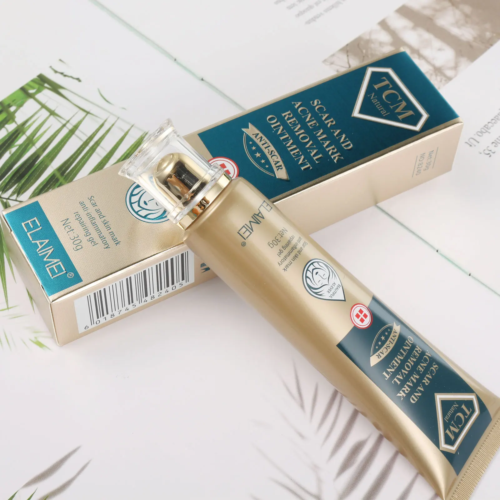 ELAIMEI TCM Scar And Acne Mark Removal Gel Light Scar Herbal Ointment 30 mL