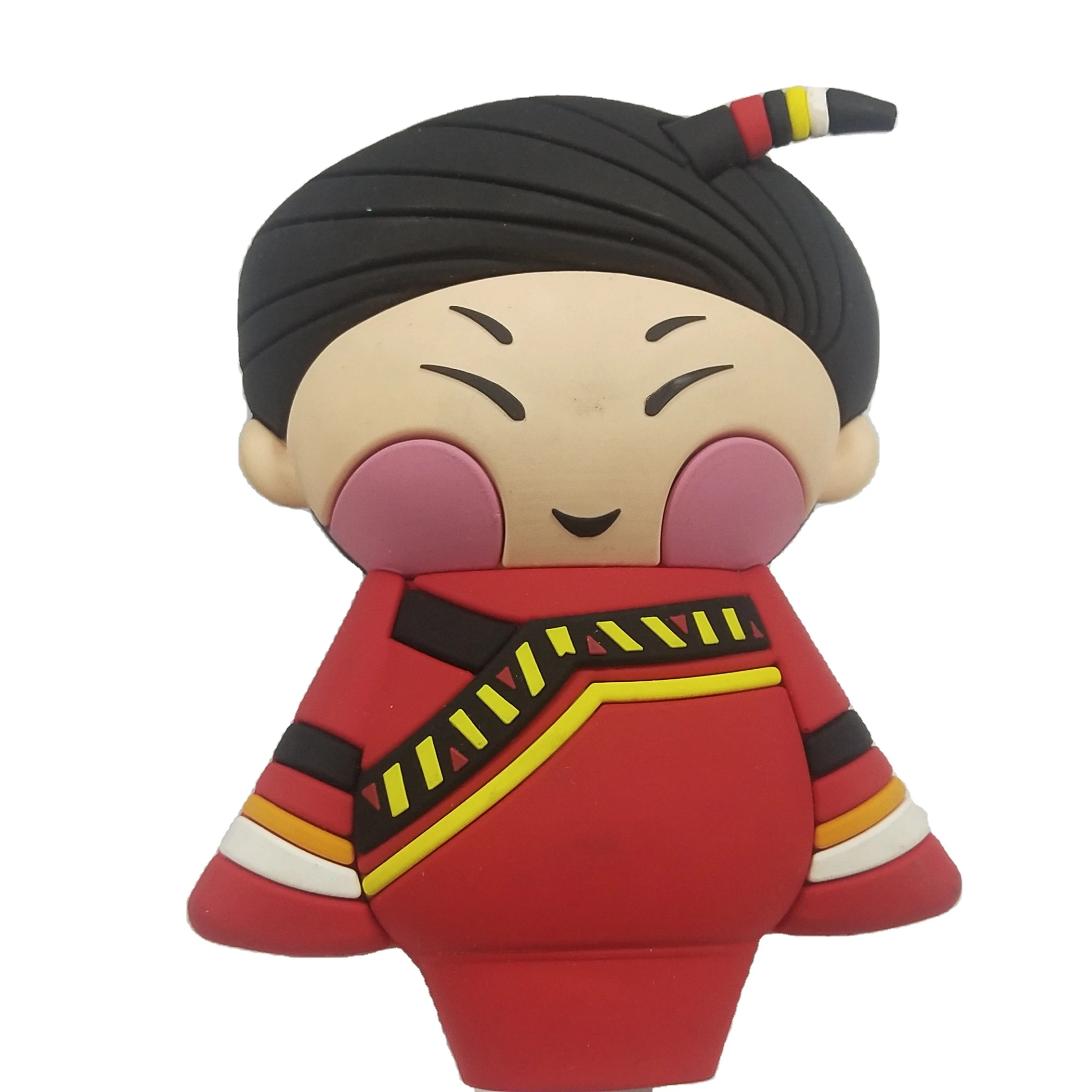 Зарядное устройство для мобильного телефона из мягкого ПВХ материала 3D дизайн милая кукла экшн-фигурка с функцией внешнего аккумулятора