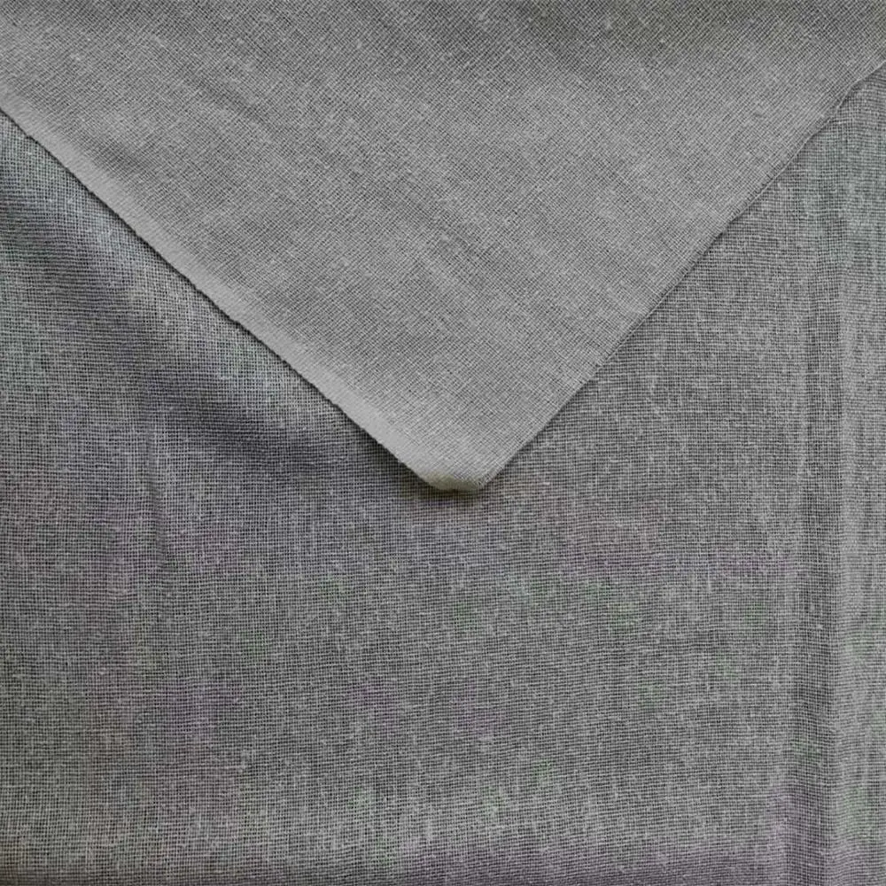 
100% silk noil poplin fabric 