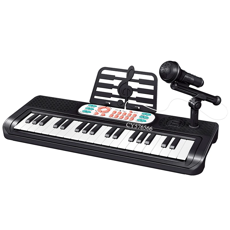 Educational Musical Instrument Toy Kids Piano Keyboard With Microphone Beginner Electronic Piano Musical Toy