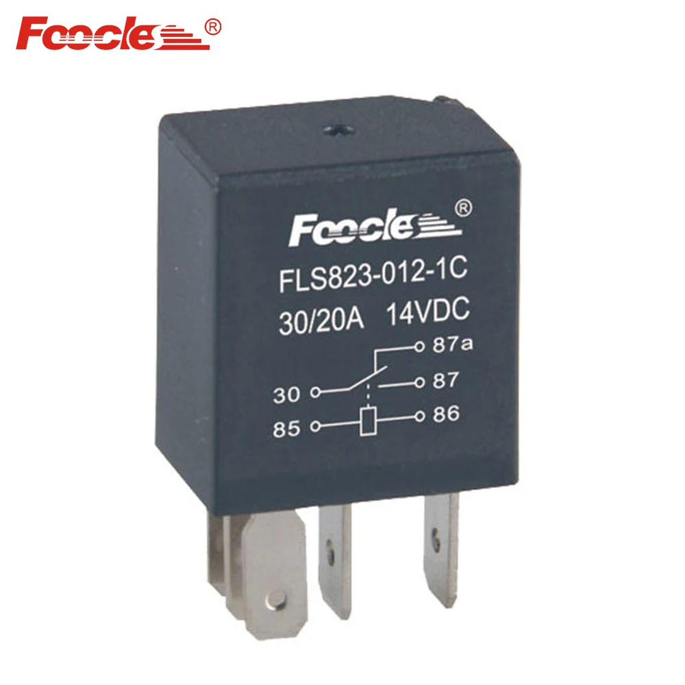FLS823 1C 1A Automotive Car Relay Socket With 5 Wires Used For 5 pin relay