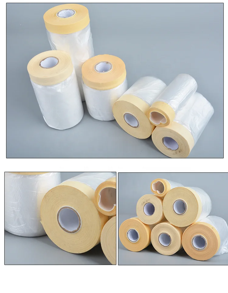 Factory made Self adhesive masking film hdpe furniture cover film 20m
