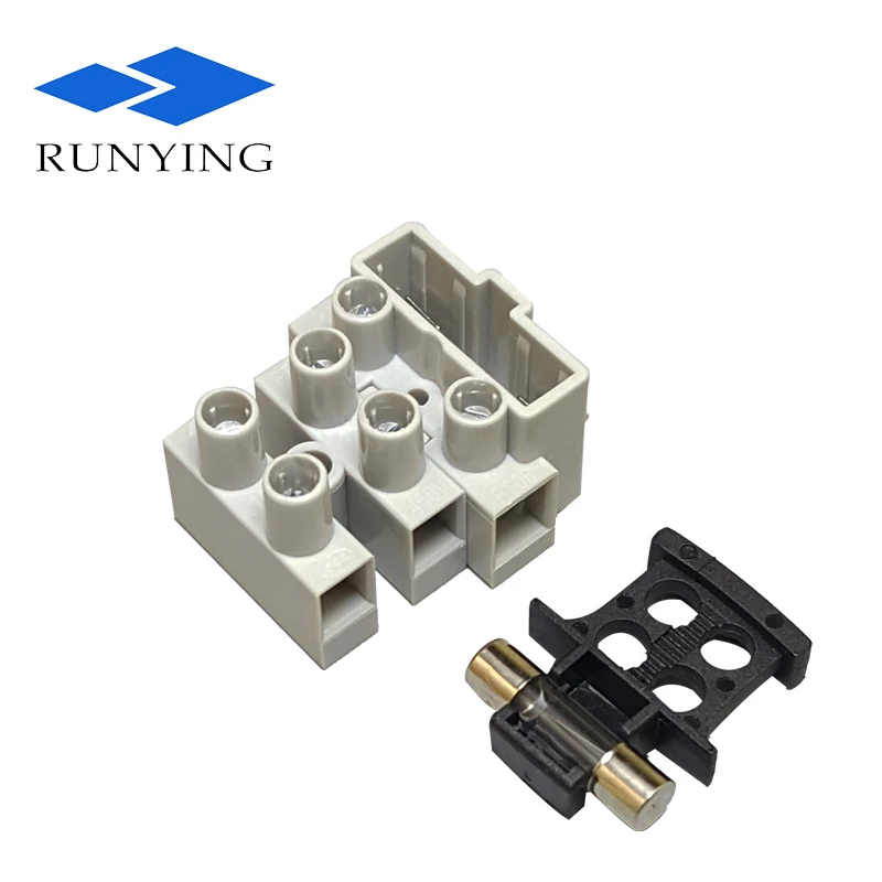 PA66 Lamp Wire Protector Fuse holder terminal block  Earth-screw marine switch panel Connector