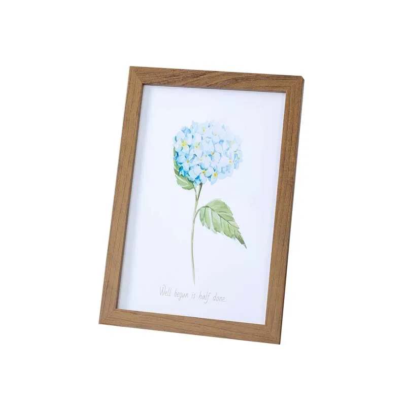 Hannuo Wholesale Home Decoration A4 Photo Frame Picture Framing Machine Hanging Wood Photo Frame