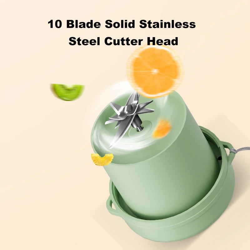 New Wireless Fresh Orange Fruit Juice Machine Mini Usb Charging Smoothies Electric Citrus Portable Blender and Juicer Cup Maker