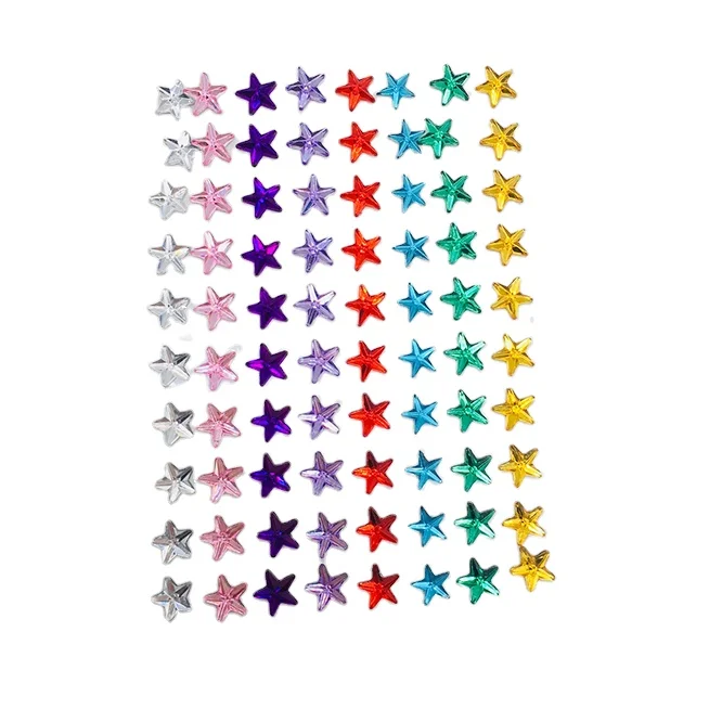 NEW Rhinestone Self Adhesive Acrylic Gems star sticker-small star stickers