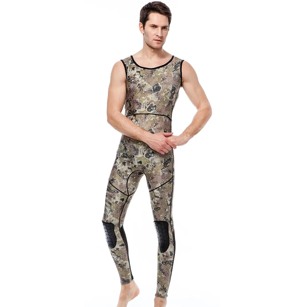 Custom Logo 1Mm 5Mm Camouflage Men And Women Spearfishing Wet Suits Neoprene Diving Wetsuits