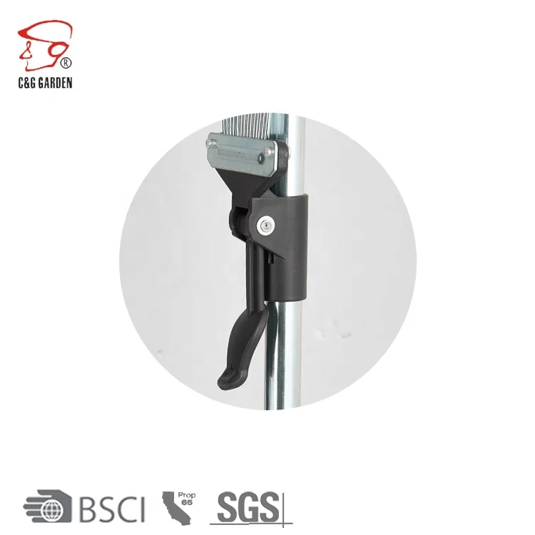 15 tine different types of rakes steel spring tines telescopic rake RK15-202