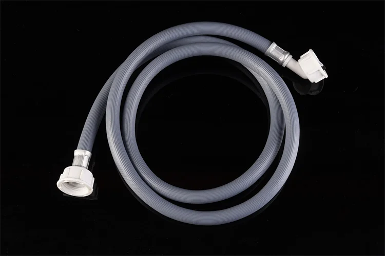 Flexible Pvc Washing Machine Plastic Corrugated Drainage Drain Water Inlet Pipe Hose Fittings