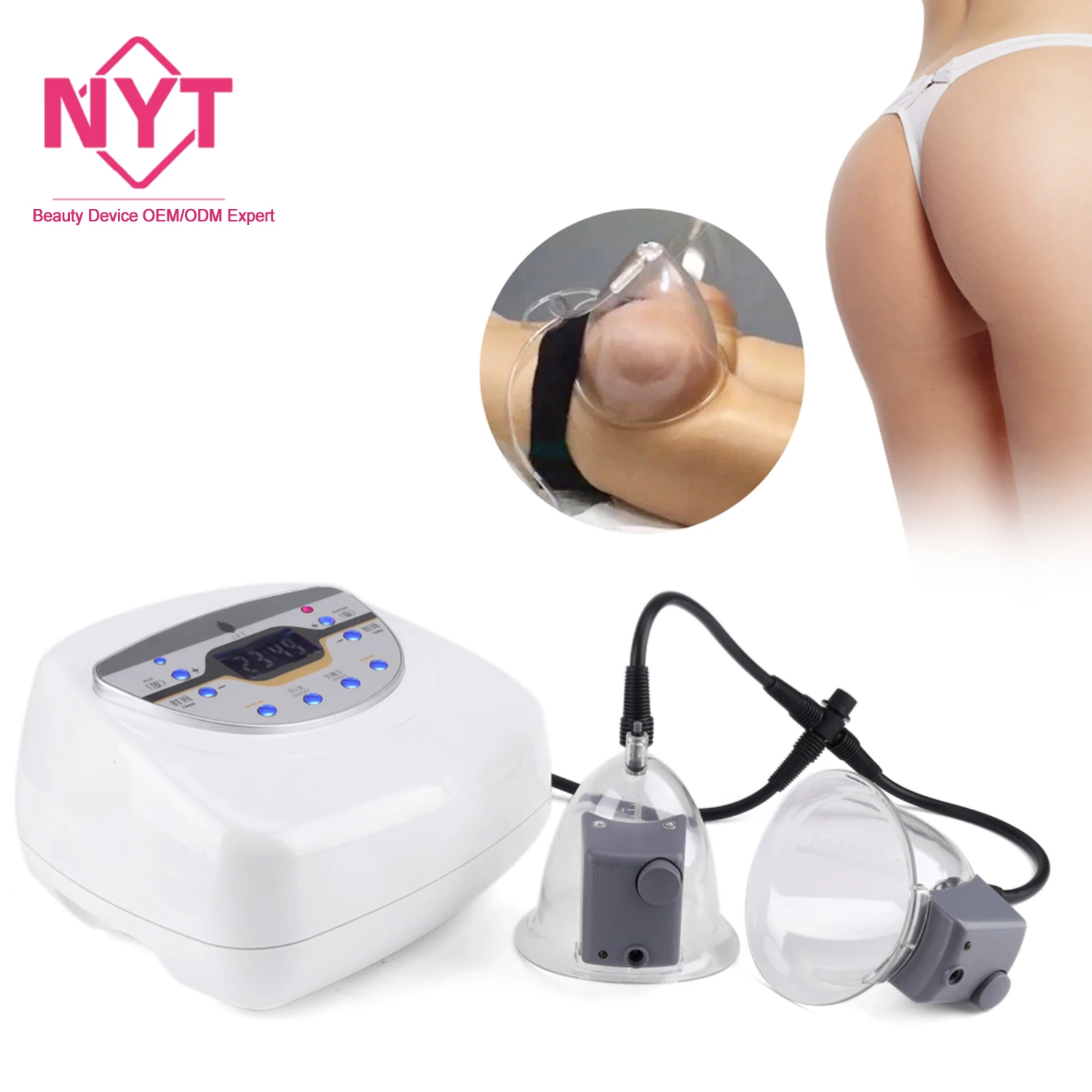 Factory Infrared 5D Body Cavitation New Big Lift Up Non Invasive Colombian Vac Therapy Circle Cup Columbia Vaccuum Butt Machines