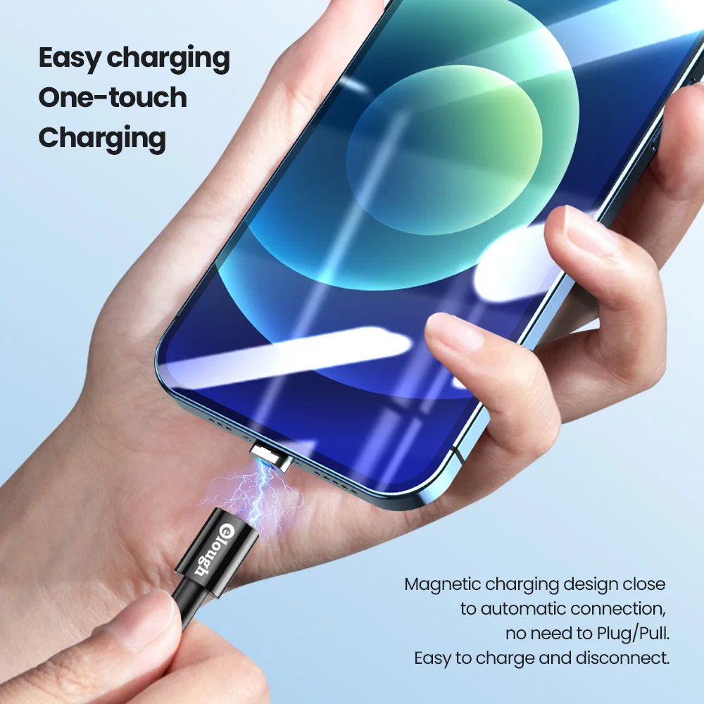 2021 Trending products cable cargador magnetico cell phone adapters 3 in 1 quick charging usb data line