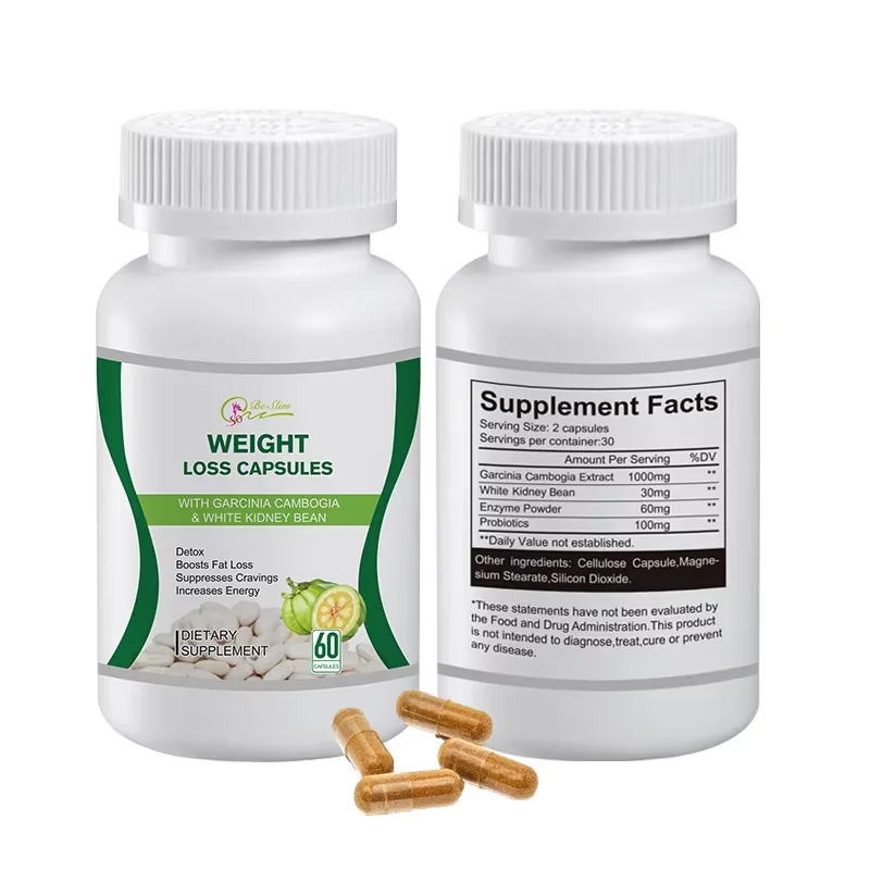 Herbal Supplement Fat Burning Capsules Enzyme Detox Slimming Capsules Pill Weight Loss Capsules