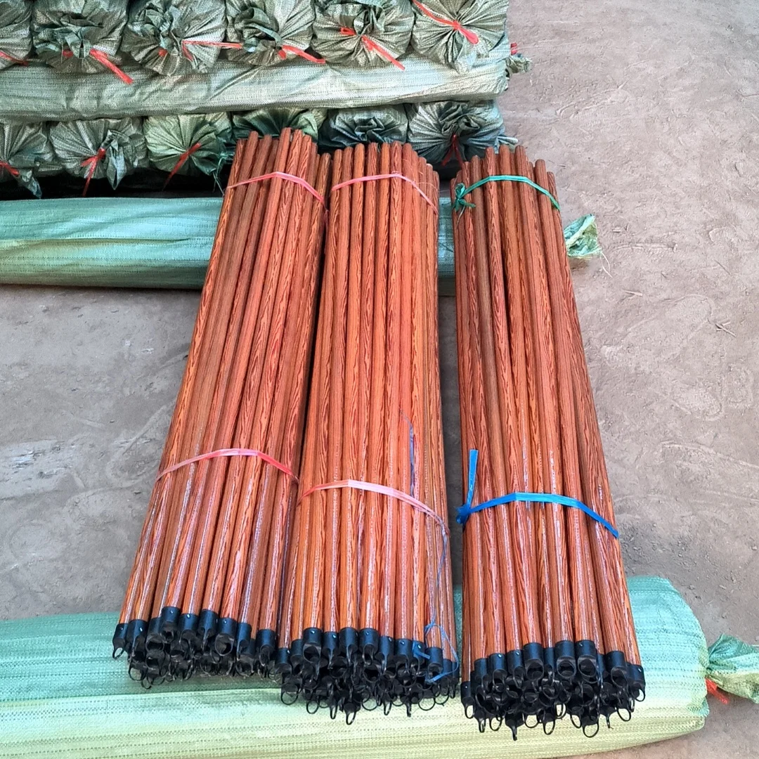 less than 1 dollar product cleaning 120*2.2cm plastic wood broom stick mop handle