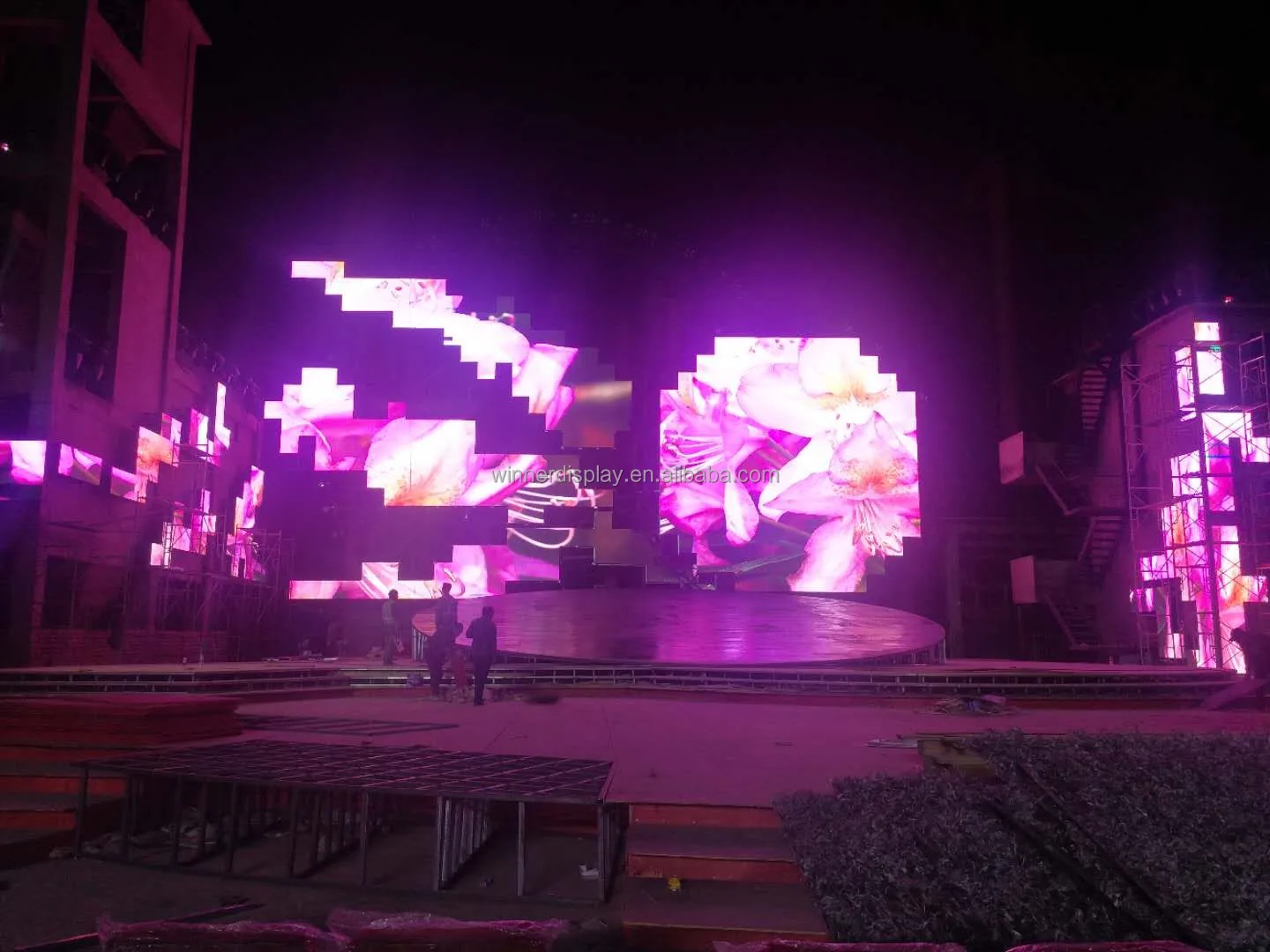 P1.9 P2.6 P3.91 Indoor Outdoor Smart Curved Rental Events Never Black Led Screen Pantallas Led Display Video Wall Panel