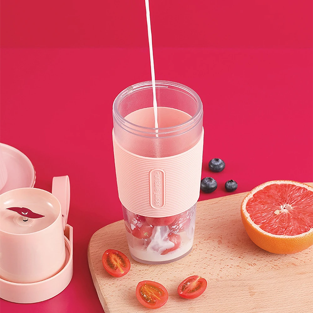 wholesale home appliance 400ml portable rechargeable juicer mixer fruit cup 2021/juicer shenzhen/portable blender juicer