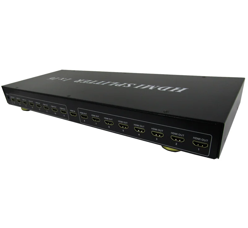 
 HDV-S16 1080P 3D FULL HD 16 портов 4K HDMI сплиттер 1x16 HDMI сплиттер  