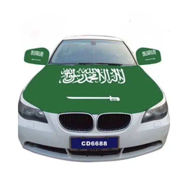 Wholesale Custom Promotional Pole Hood Cover Car Window Flag,Car Hood Cover Flag,car flag engine hood cover