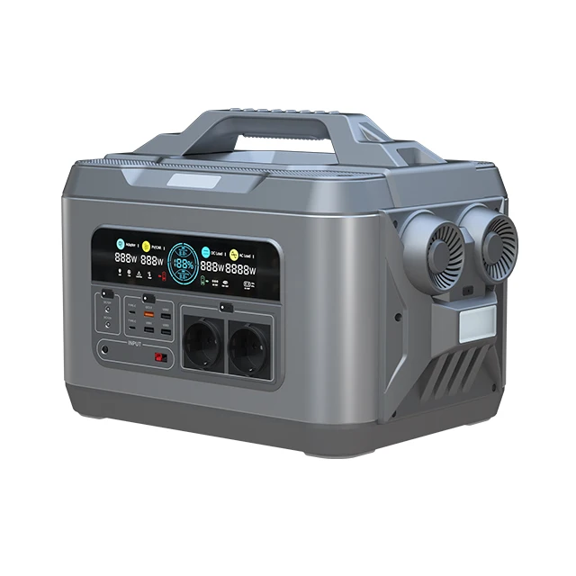 Outdoor Lifepo4 Solar Power Station Rechargeable Storage Power Supply 2000w Emergency Power for Electricity Goes Out 3000w