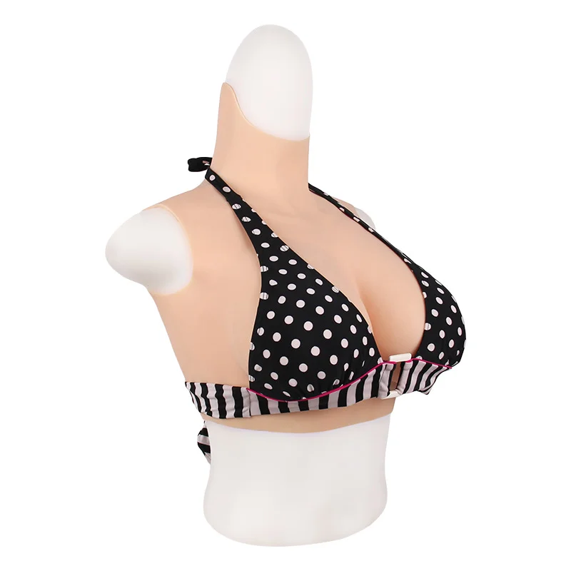 
Artificial Silicone Breast Forms Realistic High Elastic False Boobs for Crossdresser 