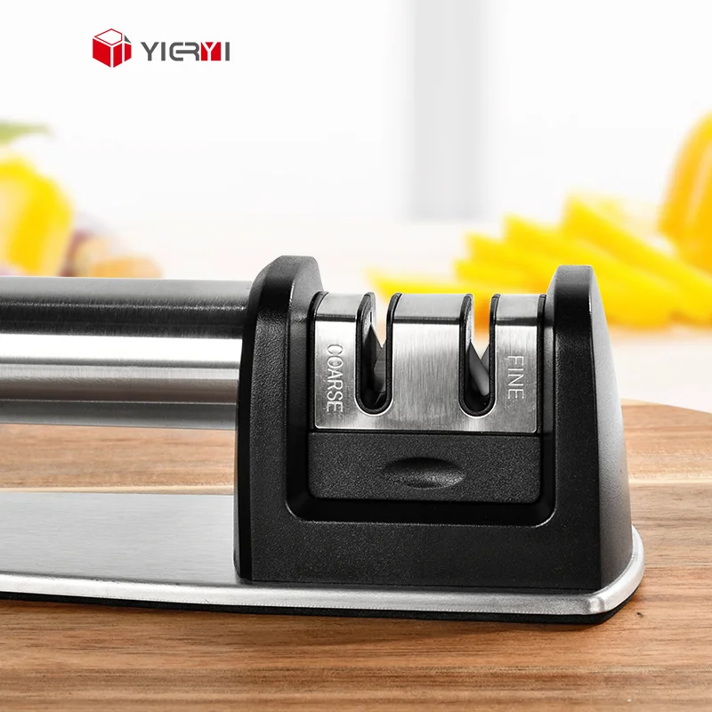 High Quality Steel Knife Tool Sharpens 2 Stage Knife Sharpener  For Sharpening Kitchen Knives And Scissors