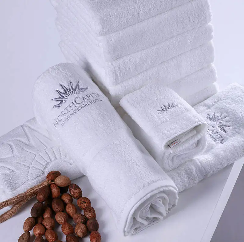 Embroidery Pattern Customization 100% Cotton Bath Towel Sets Face Towel Luxury Hotel Towels