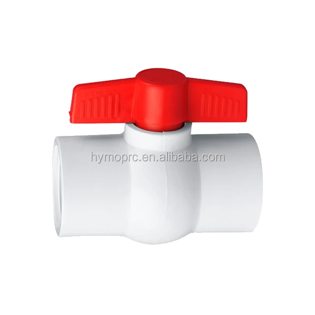 10 лет клапан, высокое качество от китайского производителя пластиковый шаровой кран из ПВХ с муфтой 20 мм