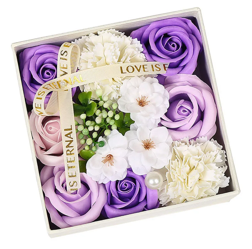 Подарочная Коробка для мыла, розы, цветок, искусственное мыло ручной работы, цветы, украшение, роза, мыло, подарочная коробка