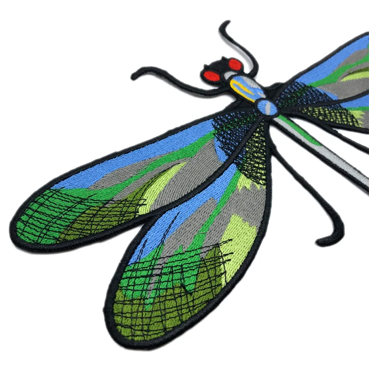 Manufacturer Custom Embroidery Patch Applique Embroidered Big Patch For Clothing