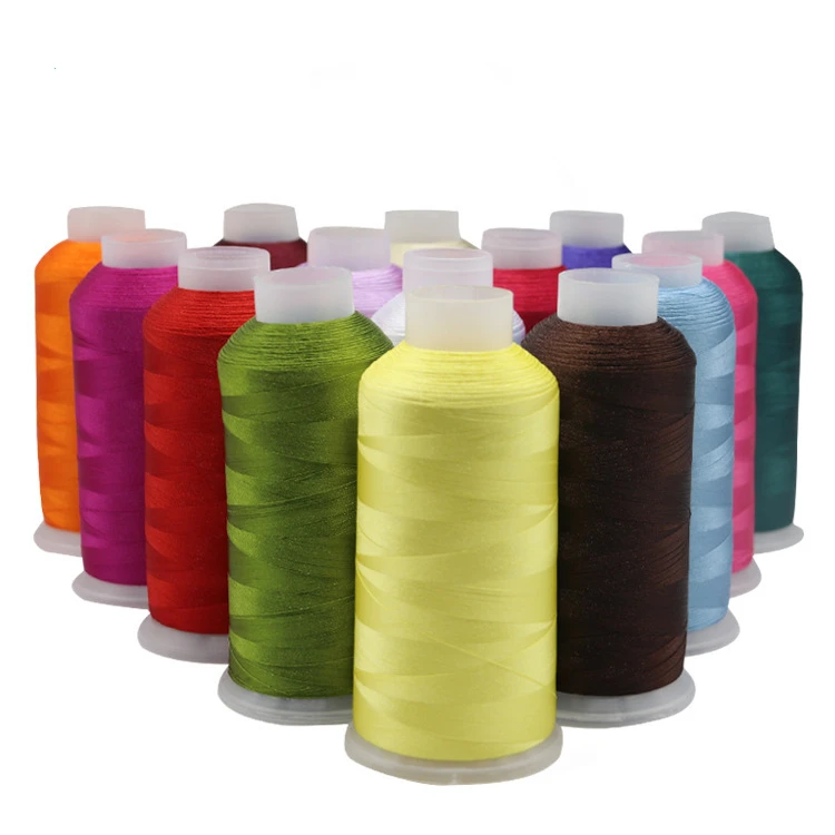 
Superior Quality 120D/2 100% Viscose Rayon Embroidery Thread Machine Embroidery Thread embroidery bobbin thread 