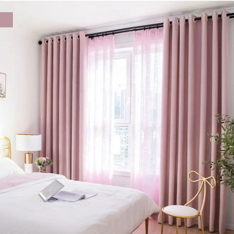 YD001B china wholesale custom made home textiles navy blue beedroon room  sun shade window 100% blackout curtains