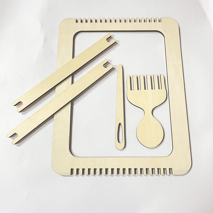 Handmade DIY Craft Hobby Wooden Weaving Loom
