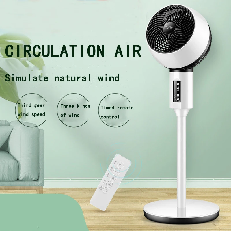 Newly Designed Pendulum 3 Speed  Floor Fan Electric  Timer air circulator fan silence for home kitchen bedroom